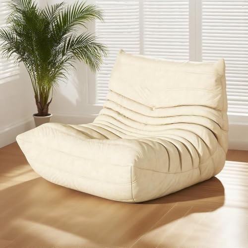 Caikbms Sitzsack, Sitzsacksofa In Erwachsenengröße Mit Weichem, Wasserdichtem Stoff Für Wohnzimmer, Wohnungen Leseecken Spiel Und Kinoräume F,Single von Caikbms
