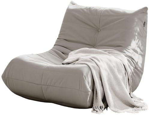 Caikbms Sitzsack, großes Sitzsacksofa für Erwachsene, Sitzsack für Teenager, hochdichter Komfortschaum, Sitzsack für Wohnzimmer oder Schlafzimmer B,Single von Caikbms