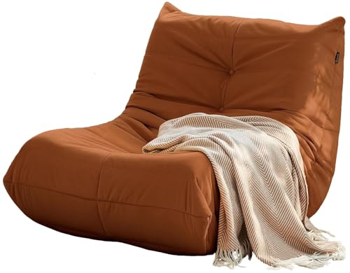 Caikbms Sitzsack, großes Sitzsacksofa für Erwachsene, Sitzsack für Teenager, hochdichter Komfortschaum, Sitzsack für Wohnzimmer oder Schlafzimmer D,Single von Caikbms