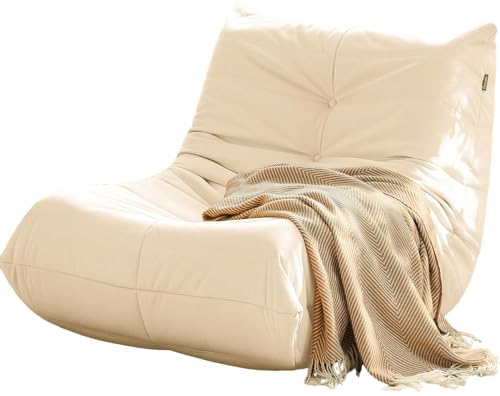 Caikbms Sitzsack, großes Sitzsacksofa für Erwachsene, Sitzsack für Teenager, hochdichter Komfortschaum, Sitzsack für Wohnzimmer oder Schlafzimmer E,Single von Caikbms