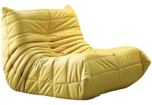 Caikbms Sitzsack Großer Kaminsessel Sitzsacksofa, Sitzsäcke Für Teenager Mit Hochelastischem Schaumstoff, Memory Foam Sitzsack Für Wohnzimmer Schlafzimmer Büro D,Single von Caikbms
