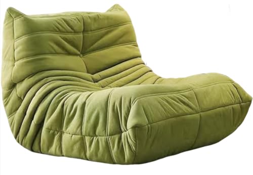 Caikbms Sitzsack Großer Kaminsessel Sitzsacksofa, Sitzsäcke Für Teenager Mit Hochelastischem Schaumstoff, Memory Foam Sitzsack Für Wohnzimmer Schlafzimmer Büro G,Single von Caikbms