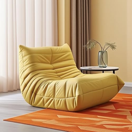 Caikbms Sitzsacksofa Für Erwachsene, Großer Sitzsacksessel, Sitzsacksessel Für Jugendliche, Hochdichter Komfortschaum, Sitzsack Für Wohnzimmer Oder Schlafzimmer D,Single von Caikbms