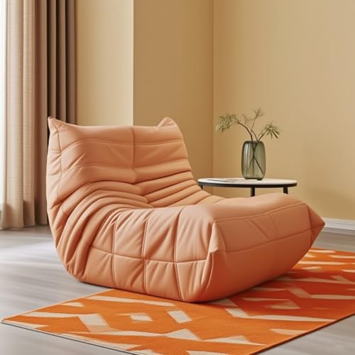 Caikbms Sitzsacksofa Für Erwachsene, Großer Sitzsacksessel, Sitzsacksessel Für Jugendliche, Hochdichter Komfortschaum, Sitzsack Für Wohnzimmer Oder Schlafzimmer E,Single von Caikbms
