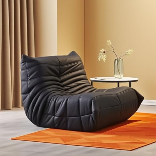 Caikbms Sitzsacksofa Für Erwachsene, Großer Sitzsacksessel, Sitzsacksessel Für Jugendliche, Hochdichter Komfortschaum, Sitzsack Für Wohnzimmer Oder Schlafzimmer F,Single von Caikbms