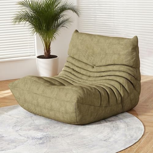 Sitzsack, Sitzsacksofa In Erwachsenengröße Mit Weichem, Wasserdichtem Stoff Für Wohnzimmer, Wohnungen Leseecken Spiel Und Kinoräume C,Single von Caikbms