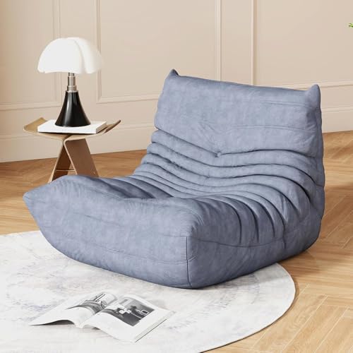 Sitzsäcke Für Erwachsene, Kaminsessel, Sitzsacksofa Für Jugendliche Mit Hochelastischem Schaumstoff, Sitzsack Mit Rutschfester Memory Schaum Unterseite Für Wohnzimmer Schlafzimmer Büro A,Single von Caikbms