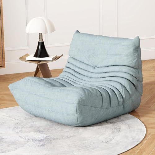 Sitzsäcke Für Erwachsene, Kaminsessel, Sitzsacksofa Für Jugendliche Mit Hochelastischem Schaumstoff, Sitzsack Mit Rutschfester Memory Schaum Unterseite Für Wohnzimmer Schlafzimmer Büro C,Single von Caikbms
