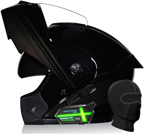 Caimcie Bluetooth-Modularhelm für Motorradfahrer, hochklappbarer Integralhelm, ECE/DOT-zugelassener Doppelvisierhelm mit Mikrofon und Lautsprecher für Touren- und Rennfahrten C,M=56-57cm Caimcie Bluetooth-Modularhelm für Motorradfahrer, hochklappbarer Integralhelm, ECE/DOT-zugelassener Doppelvisierhelm mit Mikrofon und Lautsprecher für Touren- und Rennfahrten C,M=56-57cm von Caimcie