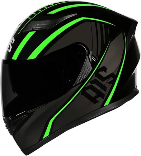 Caimcie Leichter Integralhelm für Motorradfahrer und Straßenfahrer mit klarer/getönter Sonnenblende, bequemer Unisex-Motorrad-Mopedhelm für Erwachsene, DOT/ECE-geprüft F,M=54-57cm Caimcie Leichter Integralhelm für Motorradfahrer und Straßenfahrer mit klarer/getönter Sonnenblende, bequemer Unisex-Motorrad-Mopedhelm für Erwachsene, DOT/ECE-geprüft F,M=54-57cm von Caimcie