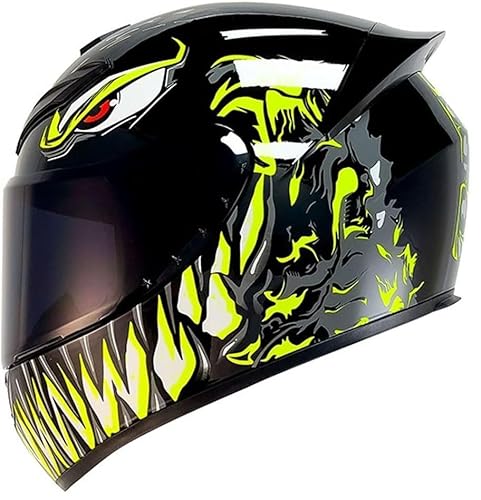 Caimcie Motorrad-Integralhelm, Klapphelm mit Visier, Belüftungsdesign, modischer Moped-Chopper-Helm Unisex, DOT/ECE-geprüft J,M=57-58cm Caimcie Motorrad-Integralhelm, Klapphelm mit Visier, Belüftungsdesign, modischer Moped-Chopper-Helm Unisex, DOT/ECE-geprüft J,M=57-58cm von Caimcie