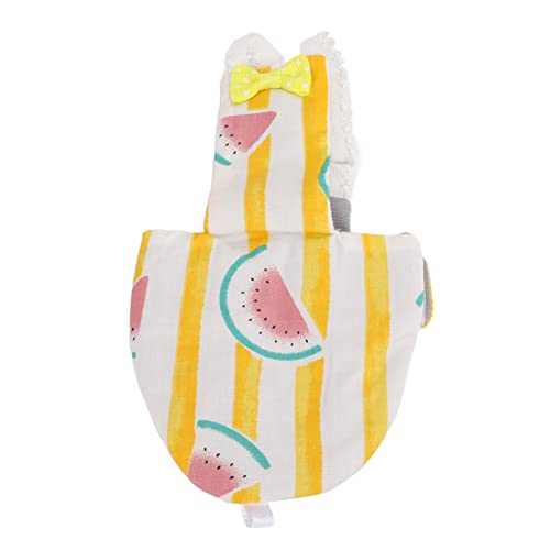 Caiqinlen Pet Birds Flight Suit, sichere verstellbare Vogelwindeln Wiederverwendbare Baumwolle elastischer Schultergurt waschbar für Haustiervögel Afrikanischer Ara(L, Wassermelone) von Caiqinlen