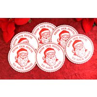 5 Vintage Santa Untersetzer Made in Usa von CaityAshBadashery
