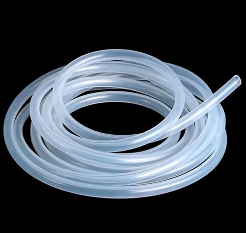 Caiyloxn Silikonschlauch 4 Meter Trinkwasserschlauch 11mm ID x 8mm OD Schlauch Lebensmittelecht Durchsichtig Wasser-Luftschlauch für Pumpenübertragung Caiyloxn Silikonschlauch 4 Meter Trinkwasserschlauch 11mm ID x 8mm OD Schlauch Lebensmittelecht Durchsichtig Wasser-Luftschlauch für Pumpenübertragung von Caiyloxn