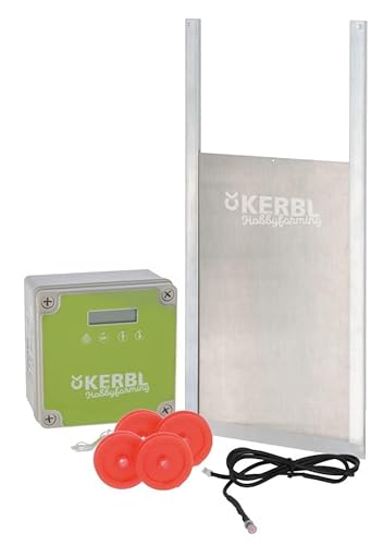 Cajou Automatische elektrische Hühnerklappe inkl. Alu-Hühnertür, Lichtsensor und Zeitsteuerung, Netzbetrieb oder Batterie, Schieber 22 x 33 cm, für Huhn, Grün/Silber Cajou Automatische elektrische Hühnerklappe inkl. Alu-Hühnertür, Lichtsensor und Zeitsteuerung, Netzbetrieb oder Batterie, Schieber 22 x 33 cm, für Huhn, Grün/Silber von Cajou