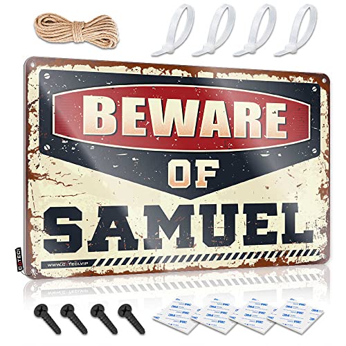 Beer Signs for Man Cave Beware of Samuel Schild Bar Poster (Größe: 20 x 30 cm) von CakJuice