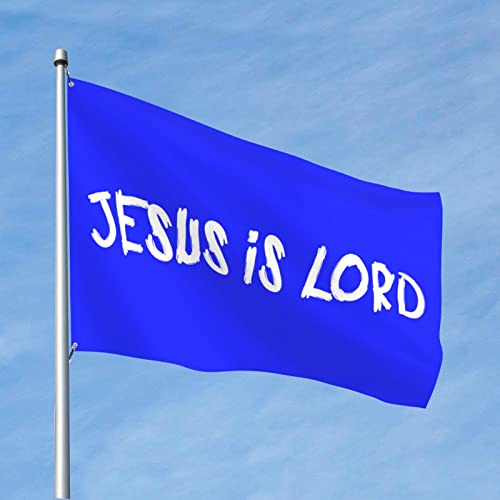 CakJuice Männerhöhle Dekorationen Jesus is Lord Flagge Lustige Ehemann Geschenke Außendekoration (Größe: 152 x 244 cm) von CakJuice