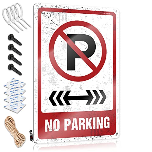 CakJuice Outdoor Bar Decor No Parking Schild mit Symbol Blechschild Zimmertür Dekor No Boys Allowed Banner Schild (Größe: 30 x 40 cm) von CakJuice