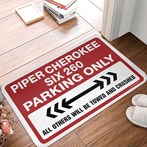 CakJuice Outdoor Bar Decor Piper Cherokee Six 260 Parkplatz-Teppich, lustige Fußmatte, Herbst-Outdoor-Teppich (Größe: 40 x 60 cm) von CakJuice