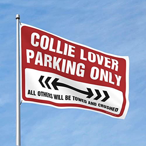 CakJuice Poster für Studentenwohnheim, Collie-Liebhaber, Parkplatz, Herbst-Gartenflagge, Poster für Studentenwohnheim (Größe: 30 x 45 cm) von CakJuice