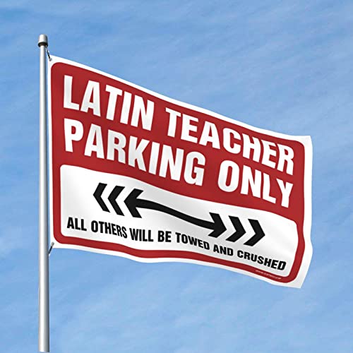 CakJuice Poster für Studentenwohnheim, lateinamerikanischer Lehrer, Parkplatz, Flagge, Herbst-Gartenflagge, Poster für Studentenwohnheim (Größe: 60 x 90 cm) von CakJuice