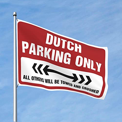 CakJuice Poster für Studentenwohnheim, niederländische Parkplatz-Flagge, Herbst-Gartenflagge, Poster für Studentenwohnheim (Größe: 120 x 180 cm) von CakJuice