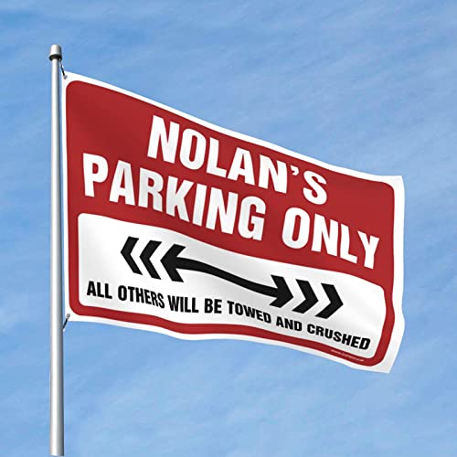 CakJuice Poster für Studentenwohnheim Nolans Parkplatz-Flagge, Herbst-Gartenflagge, Poster für Studentenwohnheim (Größe: 120 x 180 cm) von CakJuice