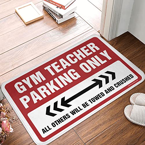 CakJuice Veranda-Teppich, Outdoor-Teppich, Fitnessstudio, Lehrer, Parkplatz, Haustür-Teppich, Outdoor-Fußmatte (Größe: 50 x 80 cm) von CakJuice