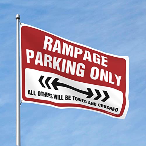 Dekoration für Männerhöhle, Rampage, Parkplatz, Flaggen, Flaggen für Schlafsäle, Wohnheim, Raumzubehör (Größe: 30 x 45 cm) von CakJuice