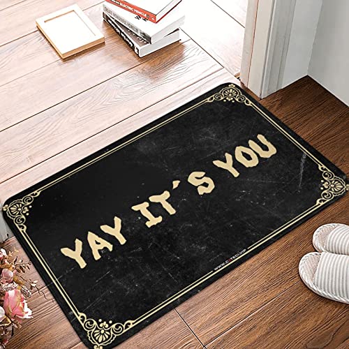Fußmatten, groß, Yay It's You Rug, coole Fußmatte mit Sprüchen (Größe: 40 x 60 cm) von CakJuice