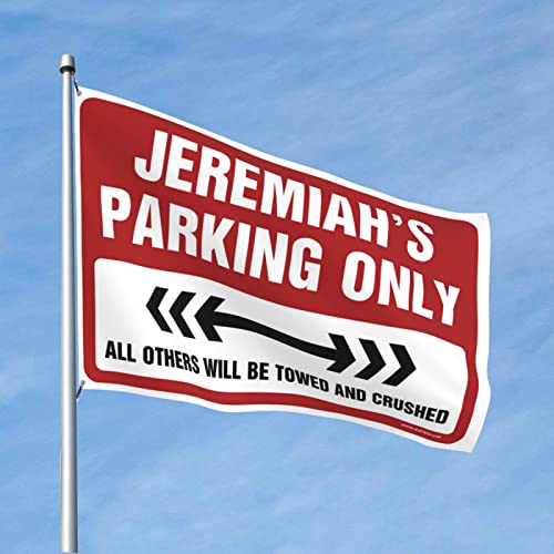 Garagenzubehör für die Männerhöhle Jeremias Parkplatz-Flagge, Musikdekoration, Frühlingsgartenflagge (Größe: 60 x 90 cm) von CakJuice