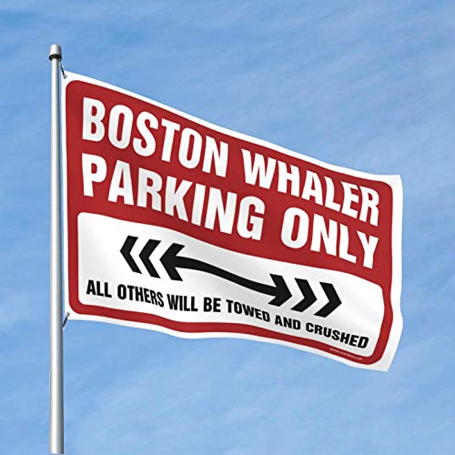 Lustige Schlafzimmerdekoration Boston Whaler Parking Only Flagge Sommerflagge Zimmerzubehör für Männer (Größe: 60 x 90 cm) von CakJuice