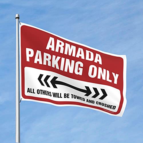 Poster für Studentenwohnheim Armada Parkplatzflagge Herbst Gartenflagge Poster für Studentenwohnheim (Größe: 30 x 45 cm) von CakJuice