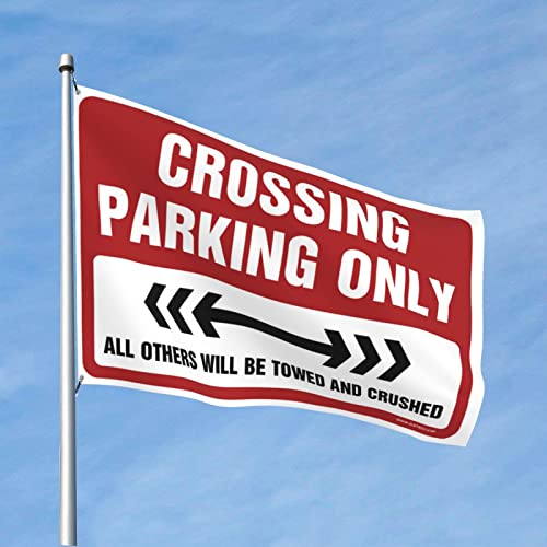 Stuff for Boys Room Crossing Parking Only Flag Door Decor Room Door Decor (Größe: 152 x 244 cm) von CakJuice