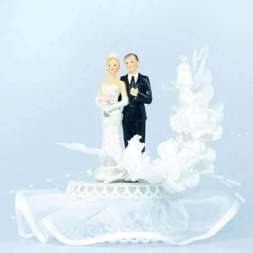 Cake Company Cake Topper Brautpaar Blütenbogen I Hochzeit Tortendekoration für besondere Momente I Tortenfigur aus hochwertigem Material Cake Company Cake Topper Brautpaar Blütenbogen I Hochzeit Tortendekoration für besondere Momente I Tortenfigur aus hochwertigem Material von Cake Company