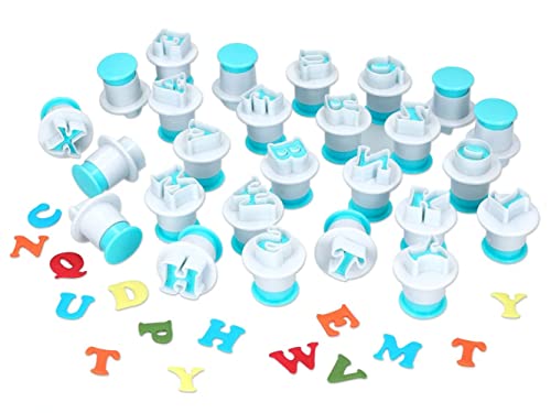 26 STK Fondant Ausstecher Stempel Set Buchstaben Alphabet Ausstechformen 26 STK Fondant Ausstecher Stempel Set Buchstaben Alphabet Ausstechformen von Cake Masters