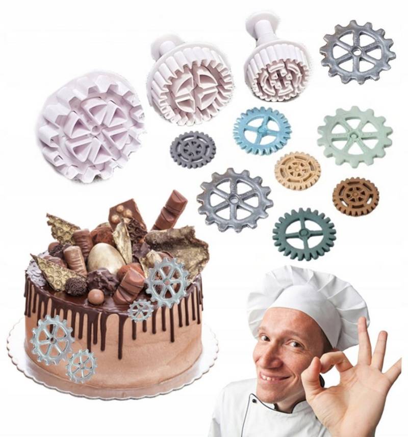 CakeLand Kugelausstecher Dekorations-Ausstecher Set mit 3 Größen, Torten, einfache Handhabung von CakeLand