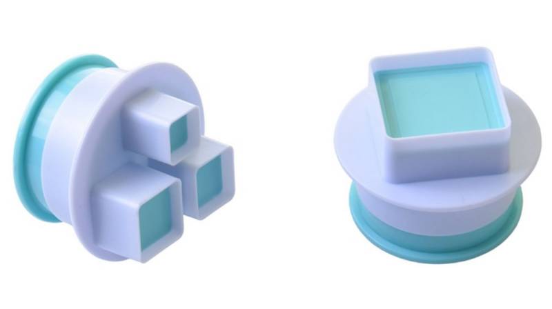 CakeLand Kugelausstecher Produktbeschreibung: Ausstecher Quadrate – Set für Zuckerpaste von CakeLand