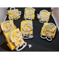 Schlümpfe Cookie Cutter Set 2 von CakeTimeAndMore