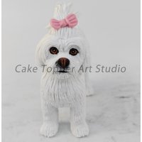 Personalisierte Hund Hochzeitstorte Topper Haustier Feier von CakeTopperArtStudio