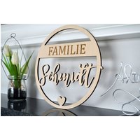 Personalisiertes Familienschild Mit Gravur von CakeTopperLove
