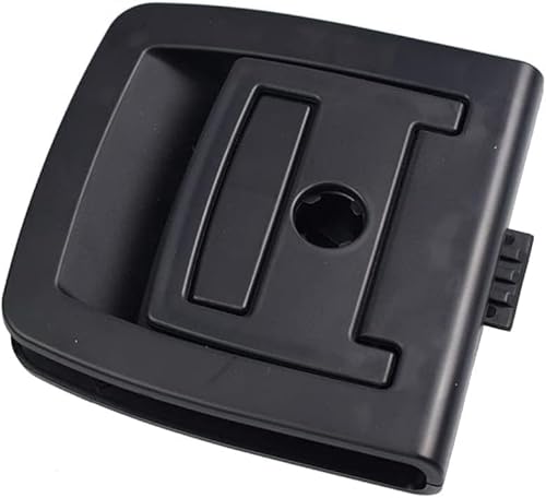 Cakievro 51476958161 Maniglia del bagagliaio del tappeto del pavimento Maniglia Sottofondo Portabagagli Bagagliaio Compatibile con X5 X6 E70 E71 E72 F15 F16 F07 (schwarz mit Schlossloch) von Cakievro