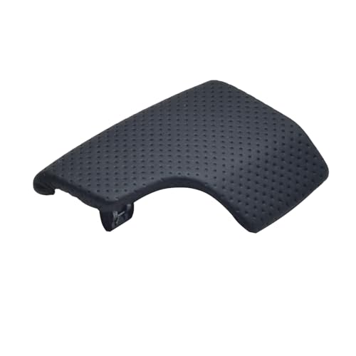 Cakievro Auto-Schaltknauf-Abdeckung 4K1713139D für Audi A6 C8 A7 A8 Q7 Q8 RS7 2019+ 4K1 713 139D (Leder mit Loch) von Cakievro