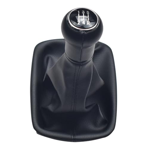 Cakievro Schaltsack Schaltmanschette Schwarz Schaltknauf kompatibel mit Audi A6 C5 A4 B5 A8 D2 1998-2001 (5 Gang) von Cakievro