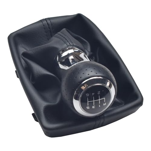 Cakievro Schaltsack Schaltmanschette Schwarz Schaltknauf kompatibel mit Audi A6 C5 A4 B5 A8 D2 1998-2001 (6 Gang) von Cakievro