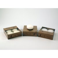 Unscented 2 "Floating Disc Candles Set Mit 4 Stück von CalCastleCraft