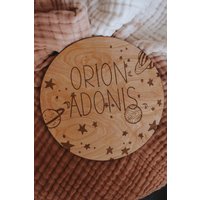 Galaxy Name Round, Space Rund, Personalisiertes Namensschild, Namensschild Aus Holz, Neugeborenen Geburtsanzeige, Namensanzeige Galaxy Name Round, Space Rund, Personalisiertes Namensschild, Namensschild Aus Holz, Neugeborenen Geburtsanzeige, Namensanzeige von CalaandIvy
