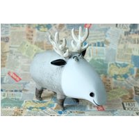 Keramik Skulptur - Figur Elch Und Töpferei Handgemachte Einzigartiges Geschenk Keramik Skulptur - Figur Elch Und Töpferei Handgemachte Einzigartiges Geschenk von CalacaCeramicArt