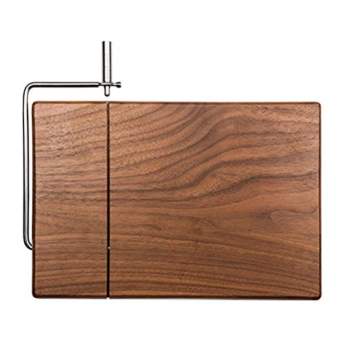 Calayu Käseschneider, Draht-Käseschneider mit rutschfestem Holzbrett, Draht-Käsemesser aus Edelstahl Calayu Käseschneider, Draht-Käseschneider mit rutschfestem Holzbrett, Draht-Käsemesser aus Edelstahl von Calayu