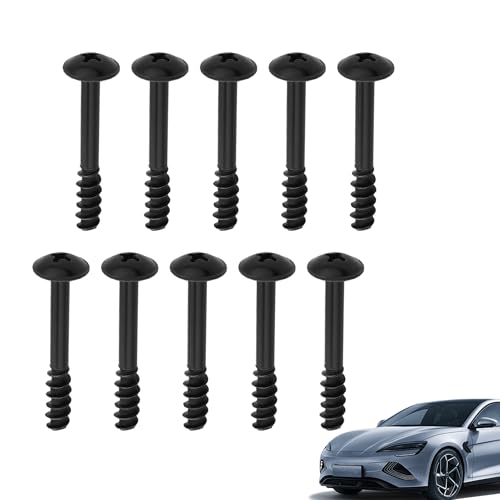 10 Stück Schraubenbox Auto Luftfilter Reiniger Luftfilter Gehäuse Halteschrauben Reiniger Box Deckel Schrauben Set Allzweck-Halteschrauben (33,5 mm x 5 mm) von Caldamn
